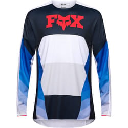 FOX 360 Fade Maglia da motocross, bianco-blu, dimensione XL per uomo