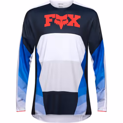 FOX 360 Fade Maglia da motocross, bianco-blu, dimensione XL per uomo - Vista aggiuntiva 2