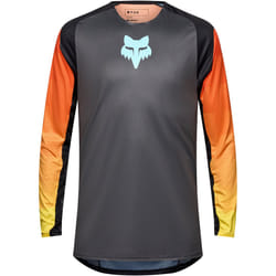 FOX Flexair Grid Maglia da motocross, nero-arancione, dimensione L per uomo
