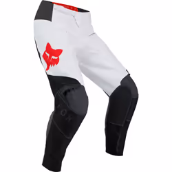 FOX 180 Flow Pantaloni da motocross, bianco-rosso, dimensione 32 per uomo
