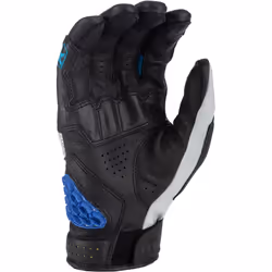 Klim Baja S4 2025 perforated Mesh Leather/Textile Enduro Motorcycle Gloves Guanti da moto enduro in pelle/tessuto a rete traforata, grigio-blu, dimensione L per uomo - Vista aggiuntiva 3