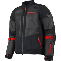 Klim Baja S4 2025 Enduro Mesh Giacca tessile da moto, nero-rosso, dimensione M per uomo