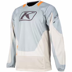 Klim Dakar 2025 Maglia da motocross, grigio-verde-arancione, dimensione M per uomo