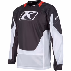 Klim Dakar 2025 Maglia da motocross, nero-bianco-rosso, dimensione M per uomo