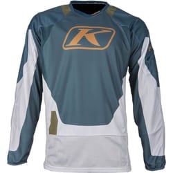 Klim Dakar 2025 Maglia da motocross, grigio-blu, dimensione M per uomo