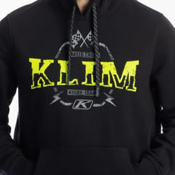 Klim Dirt Rider Felpa, nero-giallo, dimensione L per uomo