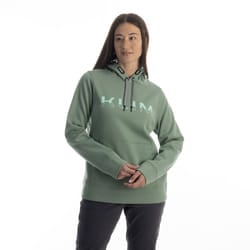 Klim Petrol Felpa con cappuccio da donna, verde, dimensione L per donne