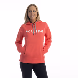 Klim Petrol Felpa con cappuccio da donna, rosso, dimensione XS per donne - Vista aggiuntiva 2