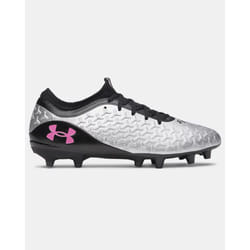 Under Armour Magnetico Select 6 FG Calcio Maschio Nero, Argento