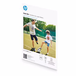 HP Iron-On Transfers for Light Fabric A4 (210 x 297 mm) 10 sheets - Vista aggiuntiva 2