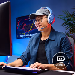Cloud Jet – Wireless Gaming Headset (Black), Wireless, Gaming, 20 - 20000 Hz, 298 g, Auricolare, Nero