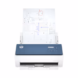 HP ScanJet Enterprise Flow 9000 s1 Scanner con ADF + alimentatore di fogli 1200 x 1200 DPI A3 Blu, Bianco - Vista aggiuntiva 7