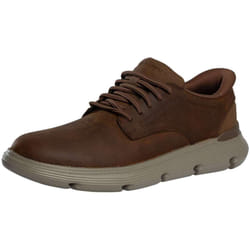 Sneakers Skechers Scarpe da ginnastica in pelle Garza senza lacci Marrone - 41