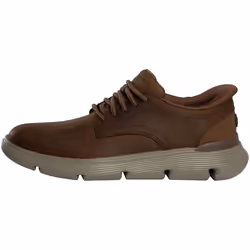 Sneakers Skechers Scarpe da ginnastica in pelle Garza senza lacci Marrone - 41