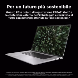 HP ZBook Studio G11 Intel Core Ultra 7 155H 16" WQUXGA 32 GB 1 TB SSD NVIDIA RTX 3000 Ada Win11 Pro Grigio - Vista aggiuntiva 6