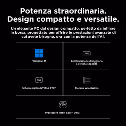 HP ZBook Studio G11 Intel Core Ultra 7 155H 16" WQUXGA 32 GB 1 TB SSD NVIDIA RTX 3000 Ada Win11 Pro Grigio - Vista aggiuntiva 7