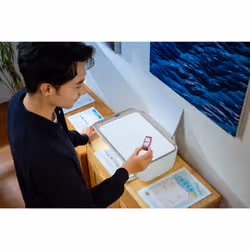 HP DeskJet 2921 Wireless All-in-One Colore Stampante - Vista aggiuntiva 3