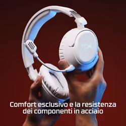 HyperX Cloud Flight 2 – Cuffie da gaming wireless (bianco) - Vista aggiuntiva 5