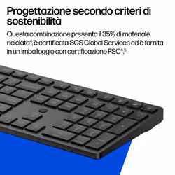 HP Combinazione di tastiera e mouse 490C multi-dispositivo e dual-mode - Vista aggiuntiva 2