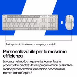 HP Combinazione di tastiera e mouse 490C multi-dispositivo e dual-mode - Vista aggiuntiva 4