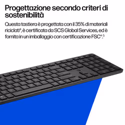 HP Tastiera 495K multi-dispositivo e dual-mode - Vista aggiuntiva 8