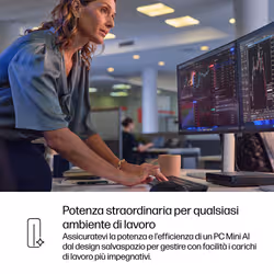 HP EliteDesk 8 Mini G1i Intel Core Ultra 5 235 32 GB DDR5-SDRAM 512 GB SSD Windows 11 Pro Mini PC AI PC Nero - Vista aggiuntiva 6