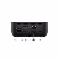HP Dock USB-C 100W G6 - Vista aggiuntiva 4