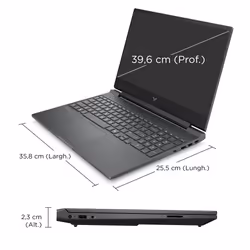 HP Victus Gaming 15-fa2014nl Intel® Core™ i5 i5-13420H Computer portatile 39,6 cm (15.6") Full HD 16 GB DDR5-SDRAM 512 GB SSD NVIDIA GeForce RTX 5050 Wi-Fi 6 (802.11ax) Windows 11 Home Nero - Vista aggiuntiva 6