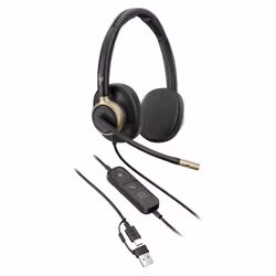 HP Poly Cuffie cablate stereo Mission 825 USB - Vista aggiuntiva 3