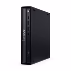 Lenovo ThinkCentre M70q Gen 6 Intel Core Ultra 5 225T 16 GB DDR5-SDRAM 512 GB SSD Windows 11 Pro Mini PC Nero - Vista aggiuntiva 2