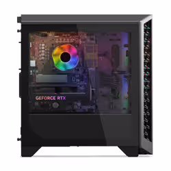 Lenovo LOQ Tower 26ADR10 AMD Ryzen™ 7 8745HX 16 GB DDR5-SDRAM 1 TB SSD NVIDIA GeForce RTX 5070 Windows 11 Home PC Nero - Vista aggiuntiva 4
