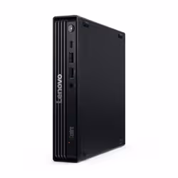 Lenovo ThinkCentre M70q Gen 6 Intel Core Ultra 5 225T 16 GB DDR5-SDRAM 512 GB SSD Windows 11 Pro Mini PC Nero - Vista aggiuntiva 2
