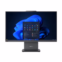 Lenovo ThinkCentre neo 50a 24 Gen 6 LNL Intel Core Ultra 7 256V 60,5 cm (23.8") 1920 x 1080 Pixel PC All-in-one 16 GB 512 GB SSD Windows 11 Pro Wi-Fi 6 (802.11ax) Grigio - Vista aggiuntiva 3