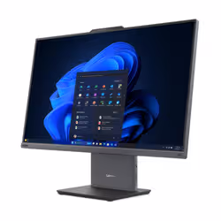 Lenovo ThinkCentre neo 50a 24 Gen 6 LNL Intel Core Ultra 5 226V 60,5 cm (23.8") 1920 x 1080 Pixel Touch screen PC All-in-one 16 GB LPDDR5x-SDRAM 512 GB SSD Windows 11 Pro Wi-Fi 6 (802.11ax) Grigio - Vista aggiuntiva 3