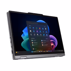 Lenovo ThinkPad X1 2-in-1 Gen 11 Aura Edition Copilot+ PC Intel Core Ultra 7 355 Ibrido (2 in 1) 35,6 cm (14") Touch screen 2.8K 32 GB LPDDR5x-SDRAM 1 TB SSD Wi-Fi 7 (802.11be) Windows 11 Pro Grigio Italiano - Vista aggiuntiva 8
