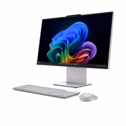 Lenovo IdeaCentre AIO 27ILL11 Intel Core Ultra 7 256V 68,6 cm (27") 1920 x 1080 Pixel PC All-in-one 16 GB LPDDR5x-SDRAM 512 GB SSD Windows 11 Home Wi-Fi 6 (802.11ax) Grigio - Vista aggiuntiva 3
