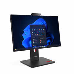 Lenovo ThinkCentre M70a Gen 6 Intel Core Ultra 5 225T 60,5 cm (23.8") 1920 x 1080 Pixel PC All-in-one 16 GB DDR5-SDRAM 512 GB SSD Windows 11 Pro Wi-Fi 6E (802.11ax) Nero - Vista aggiuntiva 3