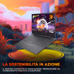 HP C79GNEA laptop Intel Core 7 240H Computer portatile 39,6 cm (15.6") Full HD 24 GB DDR5-SDRAM 1 TB SSD NVIDIA GeForce RTX 5060 Wi-Fi 6 (802.11ax) Windows 11 Home Nero - Vista aggiuntiva 7