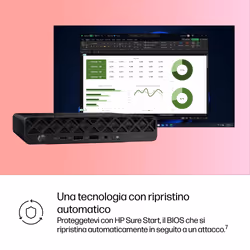 HP ProDesk 4 G1i AI PC Intel Core Ultra 5 235T 16 GB DDR5-SDRAM 1 TB SSD Windows 11 Pro Mini PC Nero - Vista aggiuntiva 7
