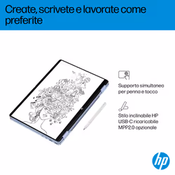 HP OmniBook 5 Flip 2-in-1 Laptop 14-fp0020nl Intel Core 5 120U 35,6 cm (14") Touch screen 2K 16 GB LPDDR5-SDRAM Wi-Fi 6 (802.11ax) Windows 11 Home - Vista aggiuntiva 6