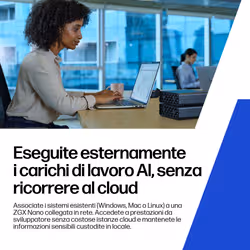 HP ZGX Nano G1n AI Station 128 GB LPDDR5x-SDRAM Linux Mini PC AI Workstation, AI PC - Vista aggiuntiva 6