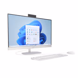 HP 27 inch All-in-One 27-cr1013nl PC Intel Core Ultra 5 125U 68,6 cm (27") 1920 x 1080 Pixel 16 GB DDR5-SDRAM 512 GB SSD Windows 11 Home Wi-Fi 6 (802.11ax) AI PC Bianco - Vista aggiuntiva 2