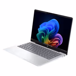 HP OmniBook 5 Laptop Next Gen AI 14-he0006nl Copilot+ PC Snapdragon X1-26-100 Computer portatile 35,6 cm (14") 2K 16 GB LPDDR5x-SDRAM Wi-Fi 6E (802.11ax) Windows 11 Home Argento - Vista aggiuntiva 3