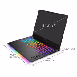 HP OMEN MAX Gaming Laptop 16-ak0005nl Copilot+ PC AMD Ryzen AI 9 375 Computer portatile 40,6 cm (16") WQXGA 32 GB DDR5-SDRAM NVIDIA GeForce RTX 5080 Wi-Fi 7 (802.11be) FreeDOS Nero - Vista aggiuntiva 7