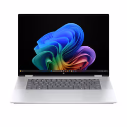 HP OmniBook X Flip 2-in-1 Laptop Next Gen AI 16-as0028nl Copilot+ PC Intel Core Ultra 7 258V 40,6 cm (16") Touch screen 2K 32 GB LPDDR5x-SDRAM Wi-Fi 6E (802.11ax) Windows 11 Home Argento - Vista aggiuntiva 2