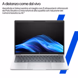 HP EliteBook 8 G1i 16 inch Notebook AI PC Wolf Pro Security Edition Intel Core Ultra 7 255U 40,6 cm (16") WUXGA 24 GB DDR5-SDRAM Wi-Fi 6E (802.11ax) Windows 11 Pro Argento - Vista aggiuntiva 6