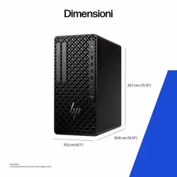 HP Z1 G1i Intel Core Ultra 7 265 32 GB DDR5-SDRAM 1 TB SSD NVIDIA RTX A1000 Windows 11 Pro Tower Stazione di lavoro AI Workstation, AI PC Nero - Vista aggiuntiva 5