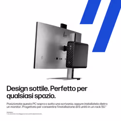 HP Z2 Mini G1i Workstation Desktop PC Wolf Pro Security Edition Intel Core Ultra 7 265 32 GB DDR5-SDRAM NVIDIA RTX A400 Windows 11 Pro Mini PC Stazione di lavoro AI Workstation, AI PC - Vista aggiuntiva 6