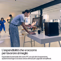 HP EliteDesk 8 Tower G1i Desktop AI PC Wolf Pro Security Edition Intel Core Ultra 5 235 16 GB DDR5-SDRAM Windows 11 Pro - Vista aggiuntiva 8