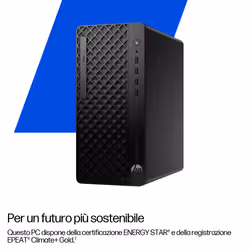 HP EliteDesk 8 Tower G1i Desktop AI PC Wolf Pro Security Edition Intel Core Ultra 7 265 32 GB DDR5-SDRAM 1 TB SSD Windows 11 Pro - Vista aggiuntiva 7